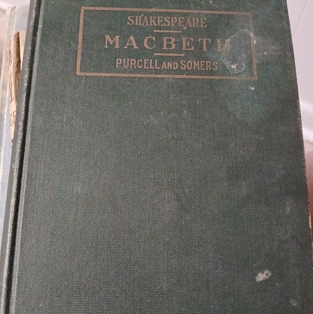 Shakespeare Macbeth vintage hardcover book from 1916
